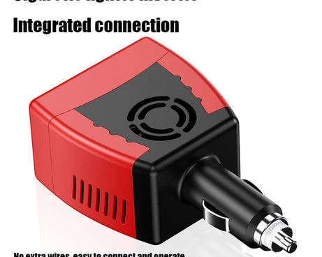 75W Car Inverter Voltage Conversion USB Port Charger, 12V To 220V 0.5A Red, 12V To 110V 0.5A Red, 12V To 220V 0.5A Black, 12 To 110V 0.5A Black, 12V To 220V 2.1A Red, 12V To 110V 2.1A Black, 12V To 220V 2.1A Black, 12V To 110V 2.1A Red