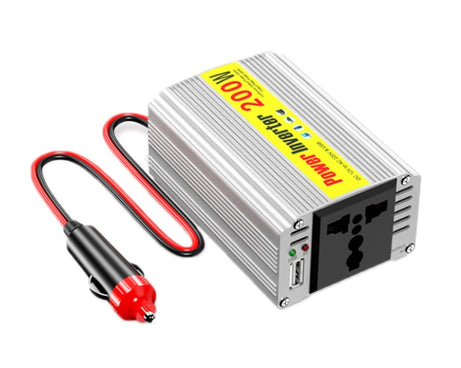 200W Modified Sine Wave Inverter Car Mobile Phone 2.1A Universal Power Supply, 12 To 220V