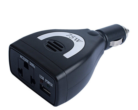 Meind 75W Mini Car Inverter Charger, 12V To 110V, 12V To 220V