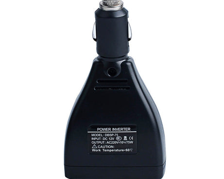 Meind 75W Mini Car Inverter Charger, 12V To 110V, 12V To 220V