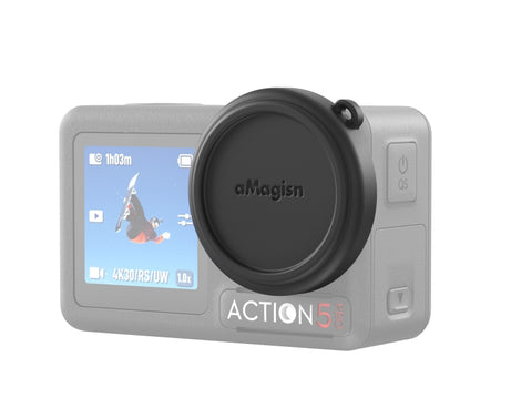 For DJI Osmo Action 5 Pro / 4 / 3 aMagisn Silicone Lens Protective Cover