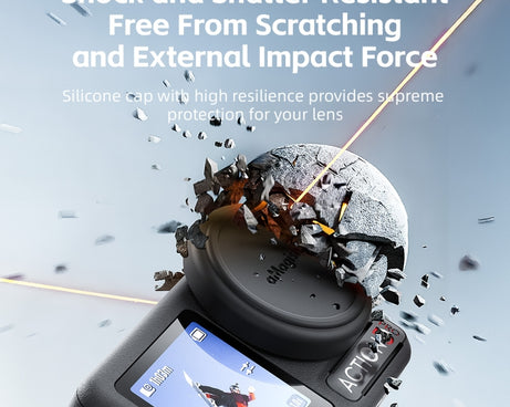 For DJI Osmo Action 5 Pro / 4 / 3 aMagisn Silicone Lens Protective Cover