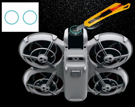 For DJI Neo CQT 2pcs /Pack Lens Nano Film Explosion-proof Anti-scratch HD Protective Film, Lens Film