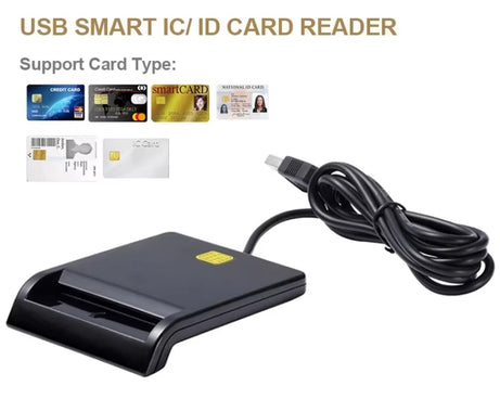 USB 2.0 IC Card / Bank Card / ID Card / SD Card Smart Reader, XJF-607