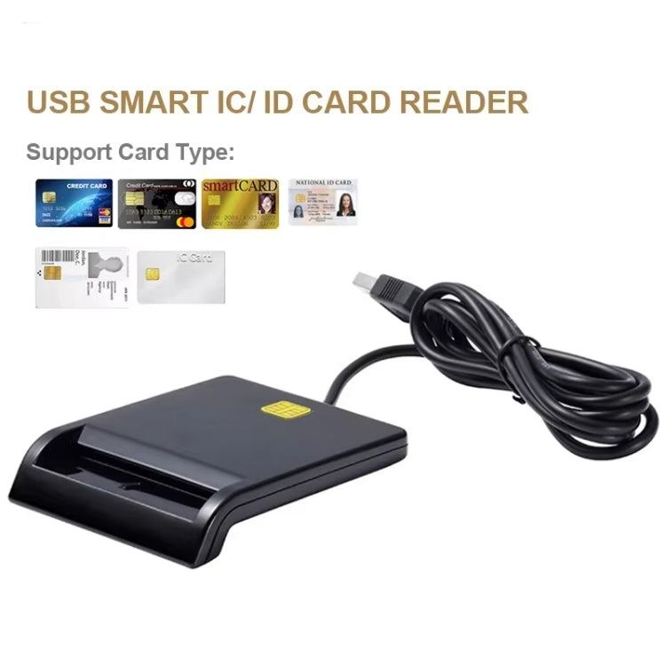 USB 2.0 IC Card / Bank Card / ID Card / SD Card Smart Reader, XJF-607