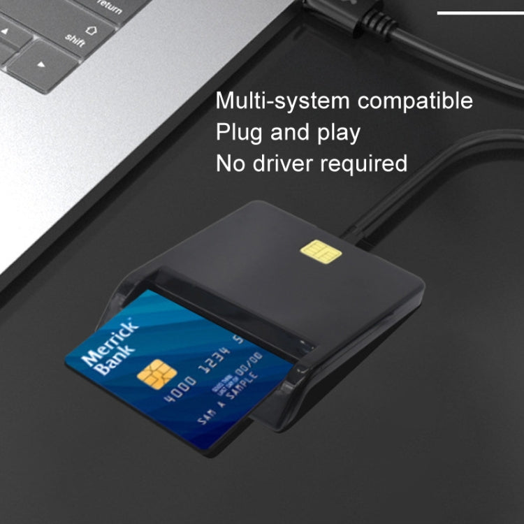 USB 2.0 IC Card / Bank Card / ID Card / SD Card Smart Reader, XJF-607