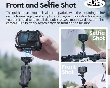 AMagisn Upgrade Ver Metal Rabbit Cage For GoPro HERO13 Black / HERO12 Black / HERO11 Black / HERO10 Black / HERO9 Black, AP10