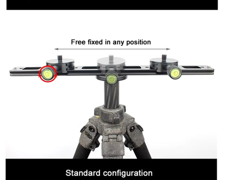 Double Camera Bracket Arca Swiss Quick Release Plate, Movable Base, PU240, PU360