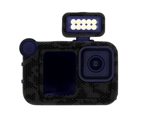 For GOPro HERO13 Black Camera Stickers Body Protective Film, 01 Watercolor, 08 Circuit White, 09 Circuit Black, 10 Circuit Dark Gold, 11 Circuit Red, 12 Circuit Blue, 13 Snake Scale Black, 14 Snake Scale White, 15 Snake Scale Gold, 16 Snake Scale Green...