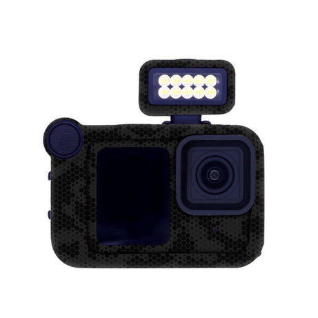 For GOPro HERO13 Black Camera Stickers Body Protective Film, 01 Watercolor, 08 Circuit White, 09 Circuit Black, 10 Circuit Dark Gold, 11 Circuit Red, 12 Circuit Blue, 13 Snake Scale Black, 14 Snake Scale White, 15 Snake Scale Gold, 16 Snake Scale Green...
