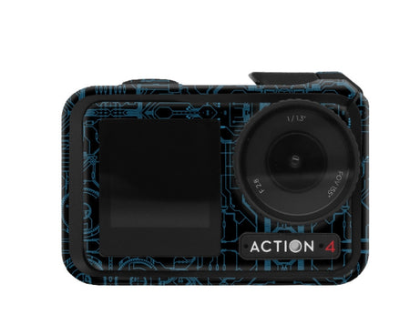 For DJI Action 4 Motion Camera Stickers All Inclusive Photo Frame Color Changing Stickers Accessories, AC4-01, AC4-08 Circuit White, AC4-09 Circuit Black, AC4-10 Circuit Dark Gold, AC4-11 Circuit Red, AC4-12 Circuit Blue, AC4-13 Snake Scale Black      ...