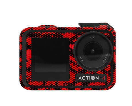 For DJI Action 4 Motion Camera Stickers All Inclusive Photo Frame Color Changing Stickers Accessories, AC4-01, AC4-08 Circuit White, AC4-09 Circuit Black, AC4-10 Circuit Dark Gold, AC4-11 Circuit Red, AC4-12 Circuit Blue, AC4-13 Snake Scale Black      ...