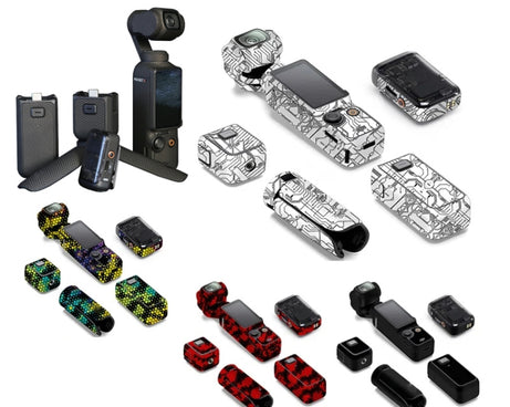 For DJI Pocket 3 Camera Stickers Anti-scratch Non-adhesive Protective Film