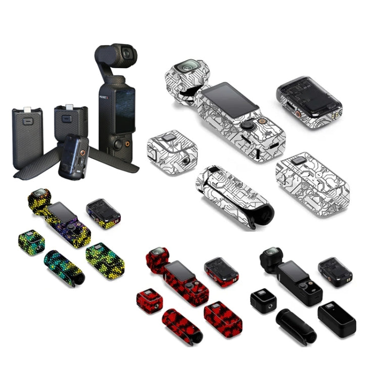 For DJI Pocket 3 Camera Stickers Anti-scratch Non-adhesive Protective Film