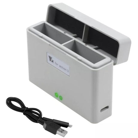 For DJI Action 3 / Action 4 Camera YX 2-Way Charger Battery Manager, 2-Way