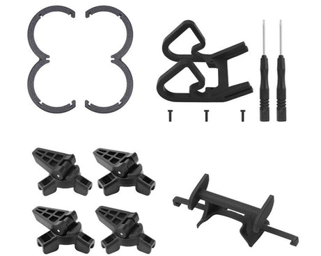 For DJI Neo CQT Impact Protection Cover + Bumper + Folding Stand + Tail Wing 4 In 1 Set, 4 In 1 Set