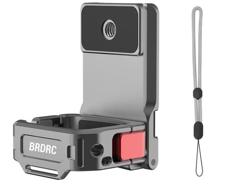 For DJI OSMO Pocket 3 BRDRC PO3005 Multi-functional Magnetic Base Expansion Back Clip Holder Adapter Bezel Accessory