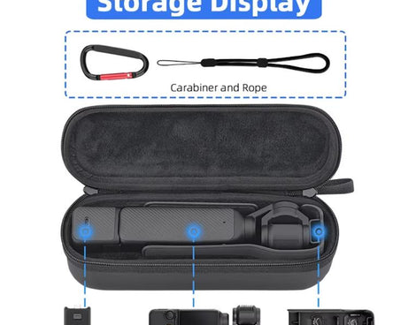 For DJI OSMO Pocket 3 BRDRC Storage Bag Standalone Handy Case Protective Pouch