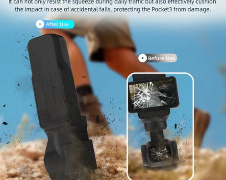 For DJI OSMO Pocket 3 BRDRC Lens Cap Camera Case Screen Protector Accessories