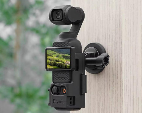 For DJI Osmo Pocket 3 Flymile Magnetic Bracket Fixed Base Back Clip Adapter Bezel Accessories