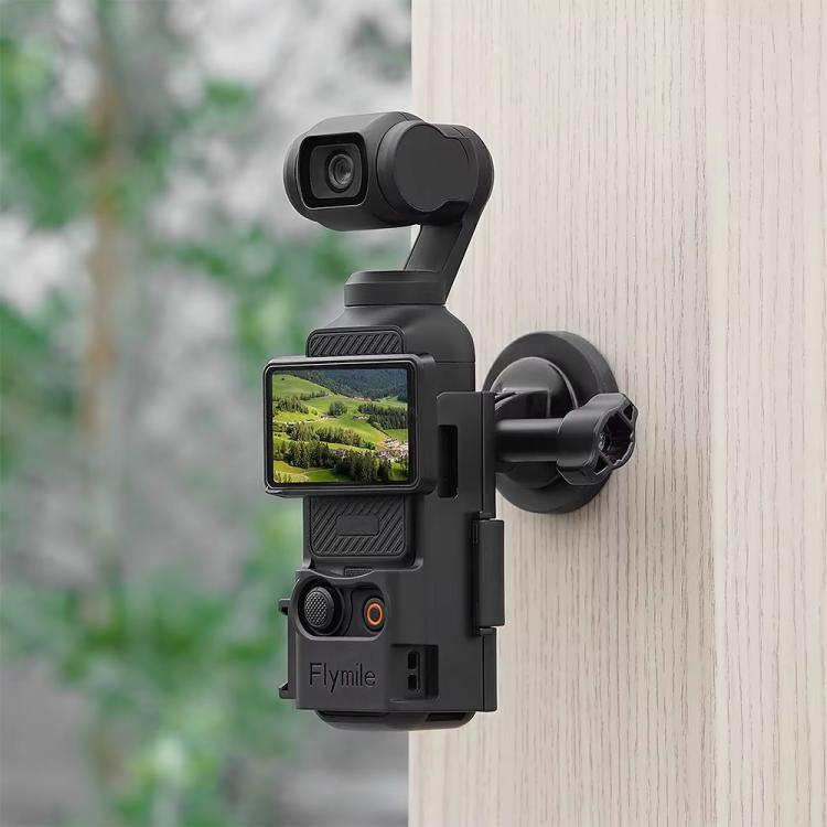 For DJI Osmo Pocket 3 Flymile Magnetic Bracket Fixed Base Back Clip Adapter Bezel Accessories