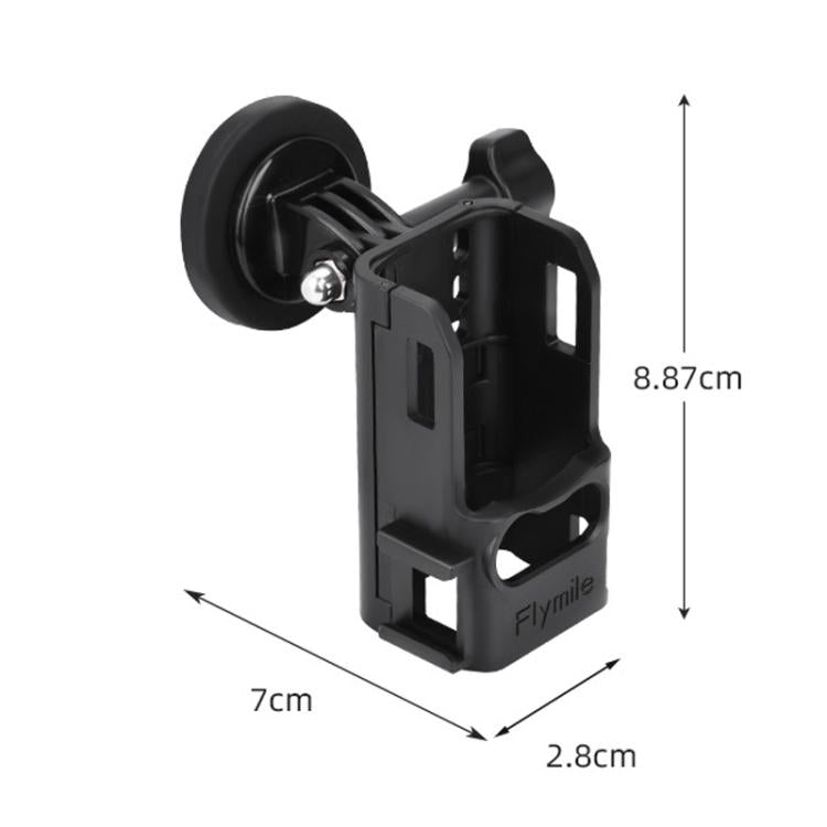 For DJI Osmo Pocket 3 Flymile Magnetic Bracket Fixed Base Back Clip Adapter Bezel Accessories