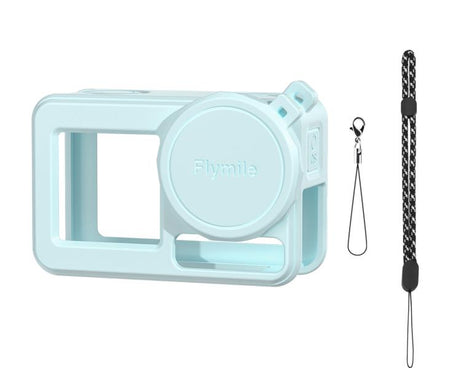 For DJI Osmo Action 3 / 4 / 5 Pro Flymile Silicone Cover Sport Camera Lens Drop Cases