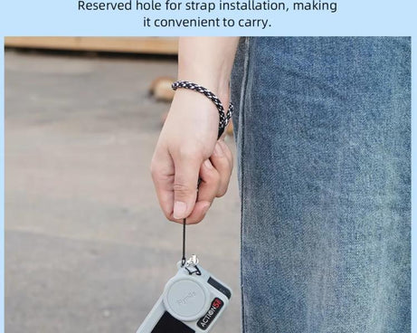 For DJI Osmo Action 3 / 4 / 5 Pro Flymile Silicone Cover Sport Camera Lens Drop Cases