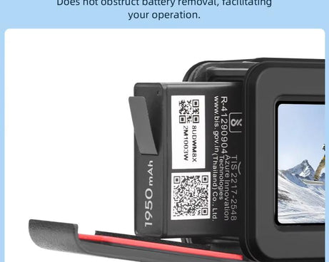 For DJI Osmo Action 3 / 4 / 5 Pro Flymile Silicone Cover Sport Camera Lens Drop Cases