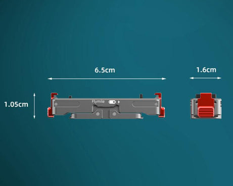 For Insta360 GO 3 / 3S Flymile Magnetic Metal Quick Release Base Sports Camera Adapter Bracket, For Insta360 GO 3 / 3S