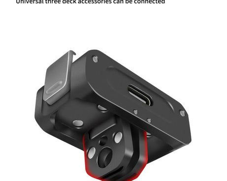 For DJI Osmo Action 2 Camera Magnetic Charging Base with 1/4 Inch & Arri Hole