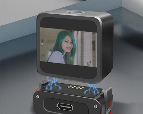 For DJI Osmo Action 2 Camera Magnetic Charging Base with 1/4 Inch & Arri Hole