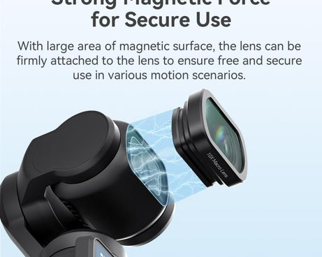 For DJI Pocket 3 aMagisn Magnetic Filter Accessories, 0.72X Wide Lens