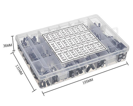 0.1uF-1000uF 24 Specifications Electrolytic Capacitor Kits, Electrolytic Capacitor Kits