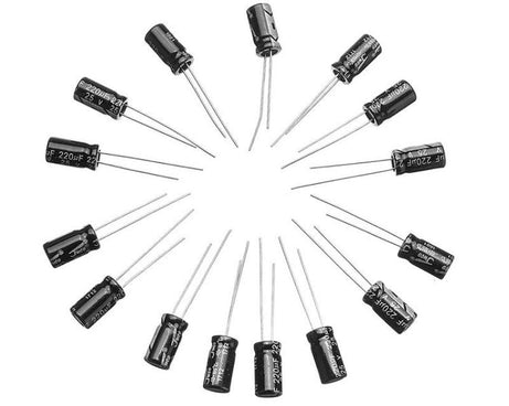 0.1uF-1000uF 24 Specifications Electrolytic Capacitor Kits, Electrolytic Capacitor Kits