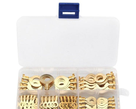 M3 / M4 / M5 / M6 / M8 / M10 Ring Cable Connector Wiring Gasket, 150pcs / Box