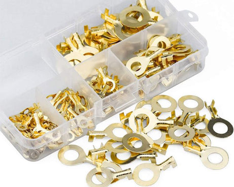 M3 / M4 / M5 / M6 / M8 / M10 Ring Cable Connector Wiring Gasket, 150pcs / Box