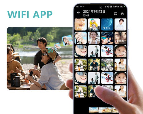 HD 2.7K FPV Eyeglasses Camera 0.96 inch IPS Color Screen Convenient Shooting