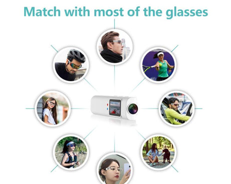 HD 2.7K FPV Eyeglasses Camera 0.96 inch IPS Color Screen Convenient Shooting