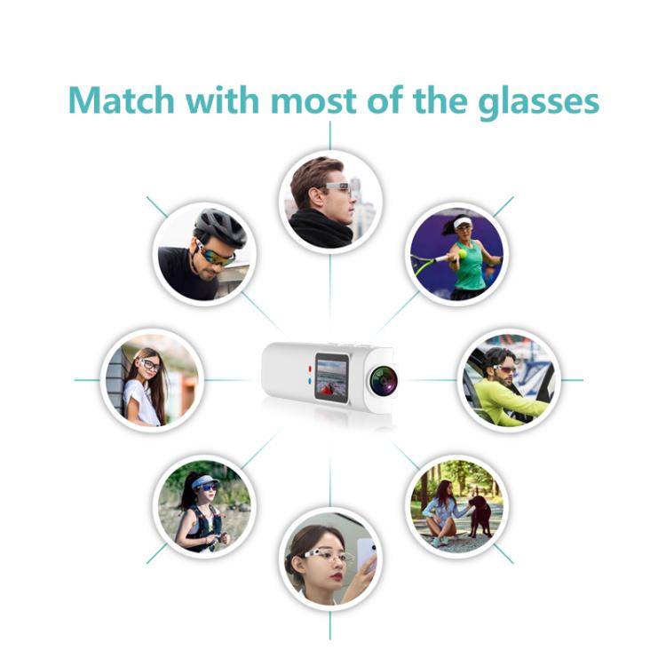 HD 2.7K FPV Eyeglasses Camera 0.96 inch IPS Color Screen Convenient Shooting