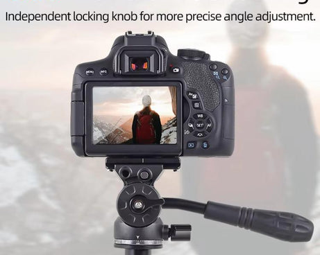 XILETU  LS-2A  Mini Hydraulic Damping Ball Head Tripod Head 360 Degree Panoramic Shooting