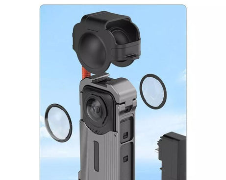 For Insta360 X4 HEPAIL Metal Heat Dissipation Magnetic Rabbit Cage, 0104