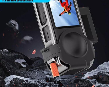 For Insta360 X4 HEPAIL Metal Heat Dissipation Magnetic Rabbit Cage, 0104