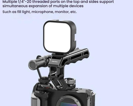 HEPAIL DSLR Camera Grip Rabbit Cage Universal Photographic Equipment Expansion Accessories Handheld, Arri, Cold Shoe, Slider