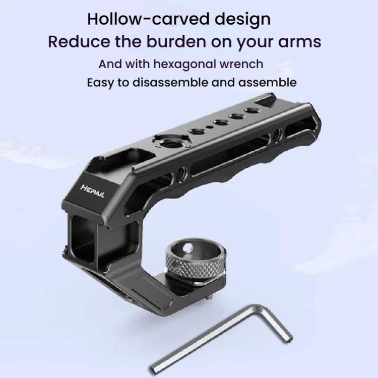 HEPAIL DSLR Camera Grip Rabbit Cage Universal Photographic Equipment Expansion Accessories Handheld, Arri, Cold Shoe, Slider