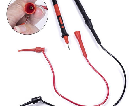 2mm Multimeter Test Hook Universal Digital Meter Probe Hook Direct Plug-In Test Probe Needle