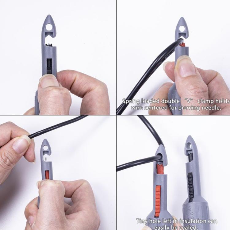 Universal Multimeter Test Piercing Probe For Auto Repair, 2mm Jack, 4mm Jack