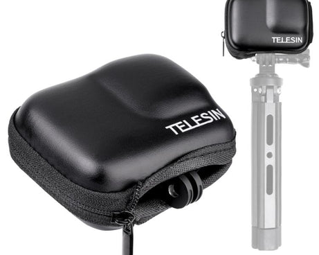 TELESIN Sports Camera Mini EVA Protective Storage Bag For GoPro HERO12 Black /11 Black /10 Black /9 Black