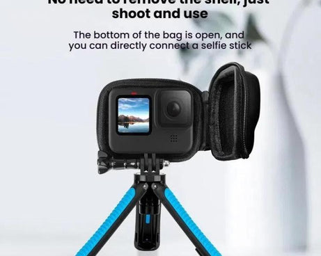 TELESIN Sports Camera Mini EVA Protective Storage Bag For GoPro HERO12 Black /11 Black /10 Black /9 Black