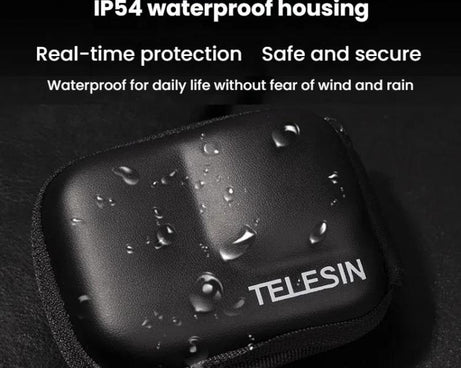 TELESIN Sports Camera Mini EVA Protective Storage Bag For GoPro HERO12 Black /11 Black /10 Black /9 Black